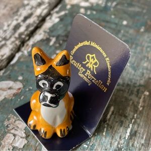 Reutter Porcelain miniature schnauzer dog Germany